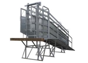 Wholesale Common Sizes Portable Sheep Loading Ramp , Lightweight Livestock Loading Chute from china suppliers