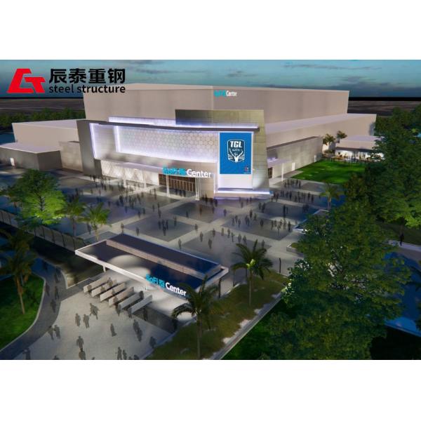 Prefab Steel Structure Gymnasium Building Easy Install For Sport Hall