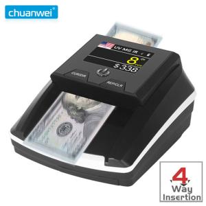 China MG IR Fake Note Detector Counterfeit Money Detector Machine 0.5 Second Bill SKW on sale
