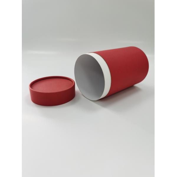 ODM Gift Retail Packaging Boxes Flexographic Printing Red Tube