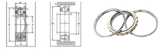 Long Life 718/600 AMB Angular Contact Ball Bearing 600*730*60 mm Single Row