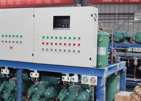 Quality Bock Low temperature Reciprocating refrigeration compressor rack For Apple Cold Storage for sale
