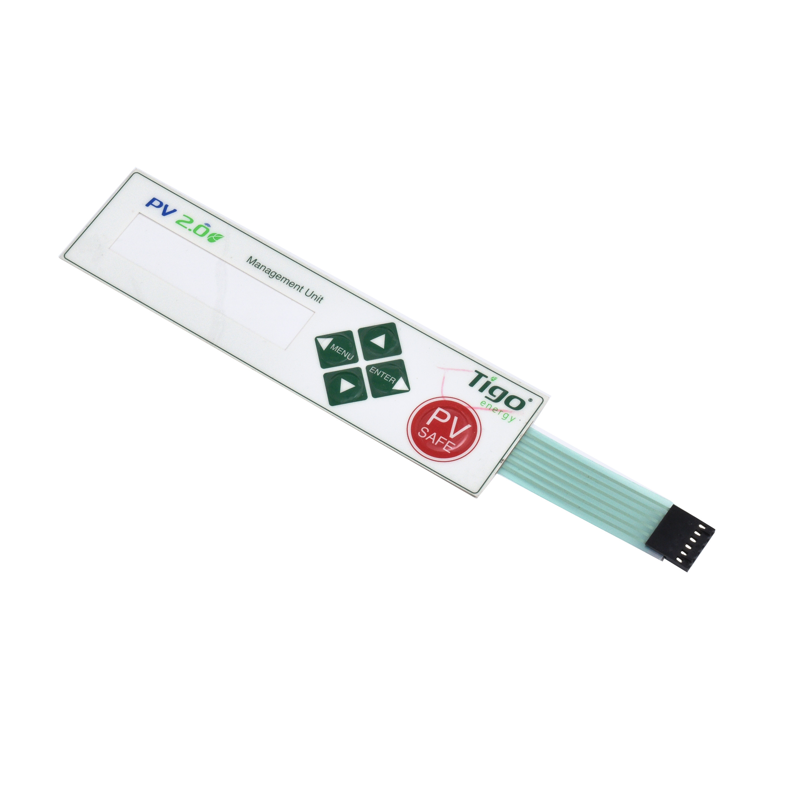 Flexible PC / PET Membrane Switch Overlay , Waterproof Custom Control Panel