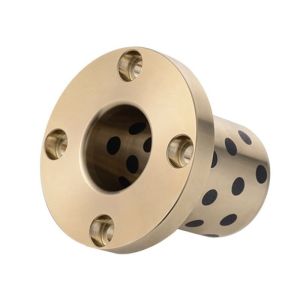 China Graphite Impregnated Bronze Bushing Oilless CNC Processing on sale