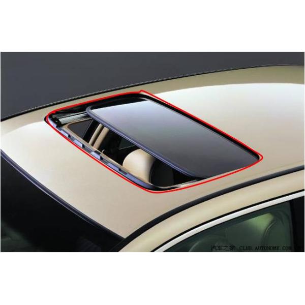 Automobile Extruded Rubber Seals , Sunroof Silicone Rubber Seals