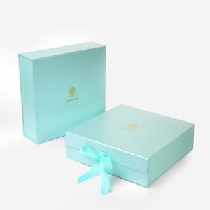 Wholesale Cardboard Magnetic Rigid Folding Boxes Hot Stamping Sustainable With Ribbon from china suppliers