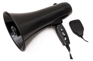 China 20W Wireless Megaphone Bluetooth Speaker Rechargeable Portable Lithium Megaphone on sale