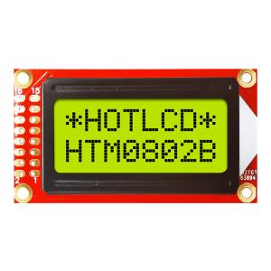 Wholesale Custom STN 8X2 Character LCD Display Yellow Green 16PIN Standard COB from china suppliers