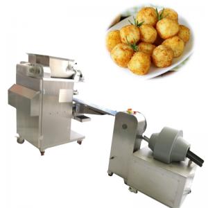 China Potato Balls with Feta machine/potato ball making machine/potato ball with cheese fillings rolling machine on sale