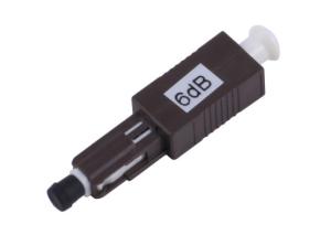 China Plastic Housing Fiber Attenuator Lc , MU Connector Inline Optical Attenuator on sale