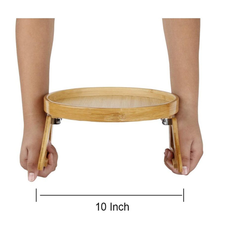 Sofa Table for Wide Couches. Couch Arm Tray Table, Portable Table, TV Table and Side Tables for Small Spaces. Stable Sofa Arm Ta