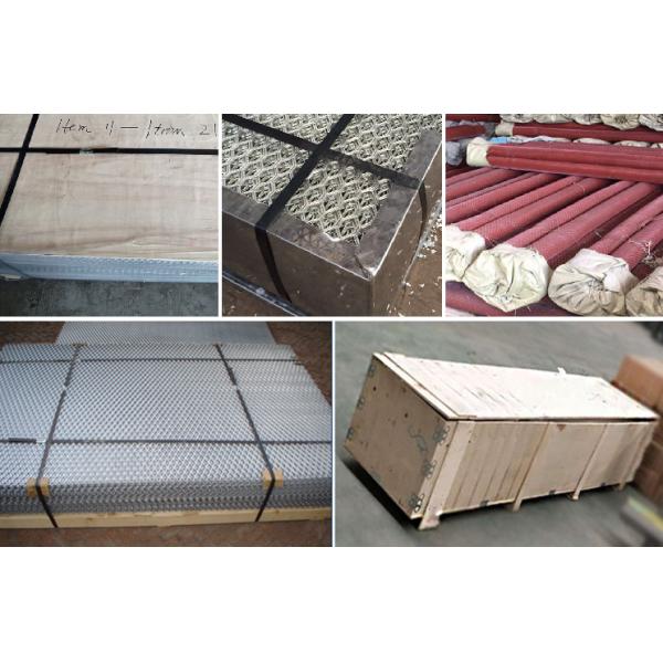 Hole 7 * 12mm Expanded Metal Wire Mesh For Fuel Filter Mesh
