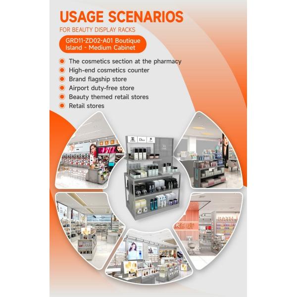 GDR11-ZD02-A01 Fashion Exhibition Display with LED Light Strips and Acrylic Panels for Retail Stores