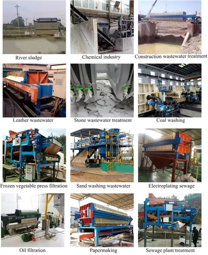 OEM Dewatering Mud Sludge Filter Press Machine Hydraulic System