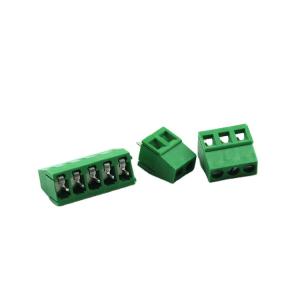 China 2-24 Poles 150V 7A Screw Terminal Block HQ128-2.54 Mm Pitch on sale