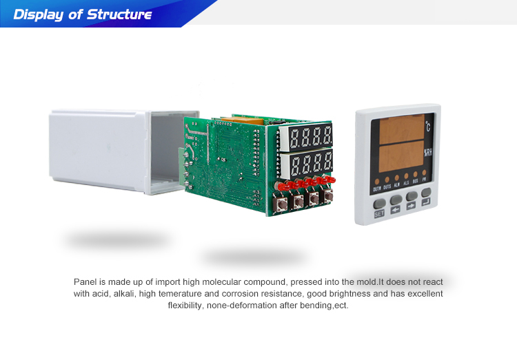 Technology Production White Black Stc Temperature And Humidity Controller For Incubator