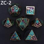 Customizable polyhedral dice set role-playing dice game RPG Dungeon and Dragon