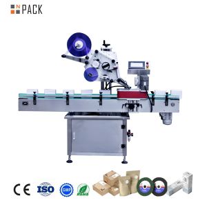 Wholesale PLC Control Automatic Servo Motor Flate Surface Top Side Labeling Machine For Card Carton from china suppliers