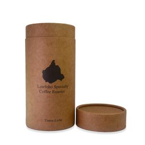 Wholesale Recycled Kraft Paper Food Tube Packaging Box With Lid from china suppliers