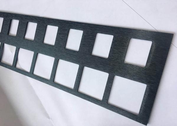 Quality Brushed Punching Socket With Holes Anodised Aluminium Profile for sale