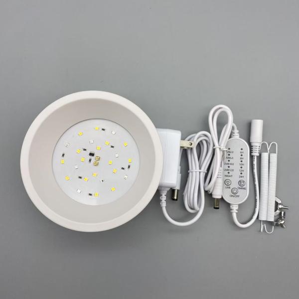5W UVA UVB LED Round Light For Reptiles Birds Supports Vitamin D3 Synthesis And Calcium Metabolism