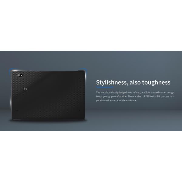 650g 10 inch P65 Waterproof 5G Tablet with 1- 4G LTE 2D Barcode Scanner NFC GPS 9500mAh Battery