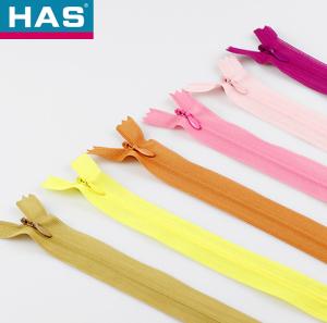 Wholesale 3# 4# 5# Nylon Invisible Zipper Custom Hidden Long Chain Zipper Tape For Garments from china suppliers