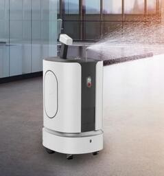 Wholesale Stable Running Hospital Delivery Robot , Portable Disinfection Robot from china suppliers