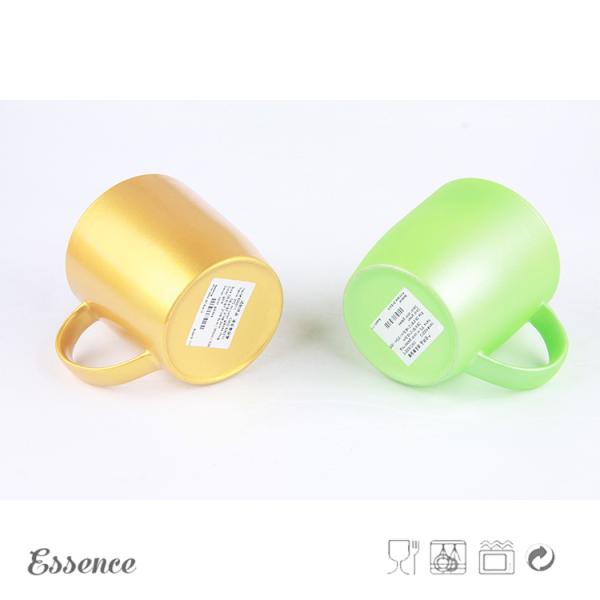 Ceramic New Bone China Mugs 12 Oz Coated Fluorescent Colors 350ml