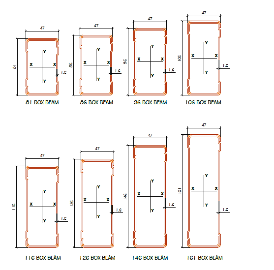 SC Box Beam Storage Rack Roll Forming Machine