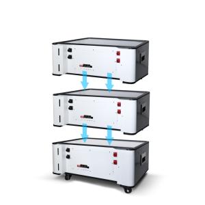 Stacked 51.2v All In One Solar System Off Grid 5kw 48v 100ah Lifepo4 Battery