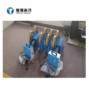 China Adjustable Small Type 3T Welding Rotators Steel Wheel Or PU Wheel For Pipe Tank on sale