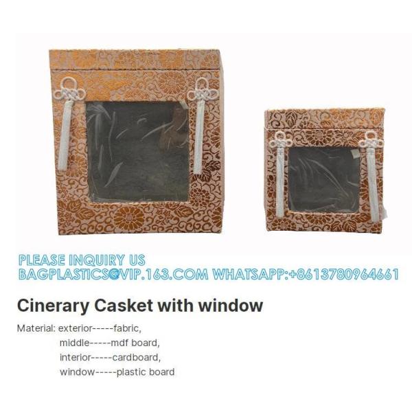 Japanese Funeral Cremation Sarira Wood Vessel Sarira Wood Container Funeral Supplies With Openable Window