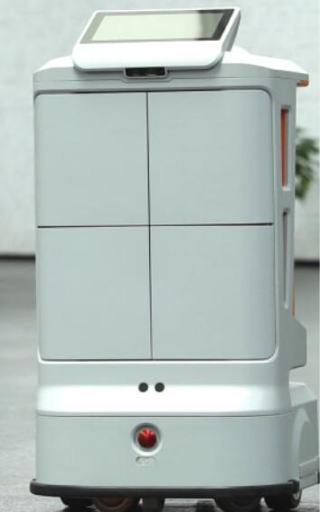 Quality 50kg Net Hotel Delivery Robot Apartment 50kg Net 1.2m/S Moving Speed for sale