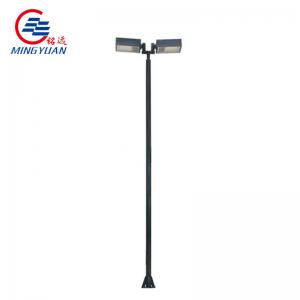 Wholesale Polygonal Steel Street Light Pole Hot Dip Q235 Double Arm from china suppliers