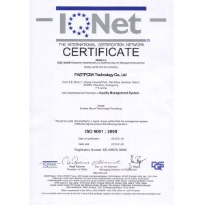 FASTPCBA Technology Co., Ltd. Certifications
