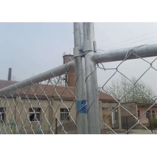 Diamond Hole Shape Portable Chain Link Fence For Residential Housing Sites