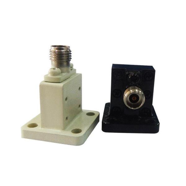 Low Insertion Loss Wr340 Waveguide To Coax Adapter 26.3-40ghz Iso Approval