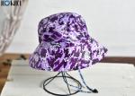 Camouflage Printing Custom Caps Hats Nylon Fabric Floral Bucket Hat