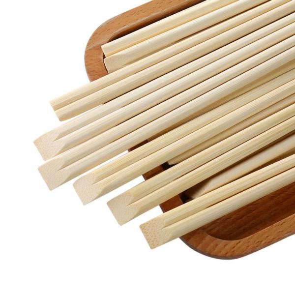 Disposable Bamboo Chopsticks 21cm 24cm Eco-Friendly Restaurant Grade