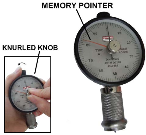 ISO ASTM DIN shore D Durometer Hardness Tester For Measuring Plastics / Silicone Rubber
