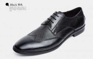 China Anti - Slip Italy Handmade Oxford Shoes , Full Grain Leather Mens Brown Formal Shoes on sale