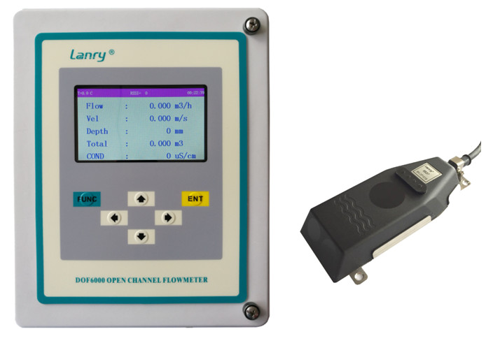 Doppler Conductivity Partially Filled Pipe Flow Meter With 16GB Data Logger