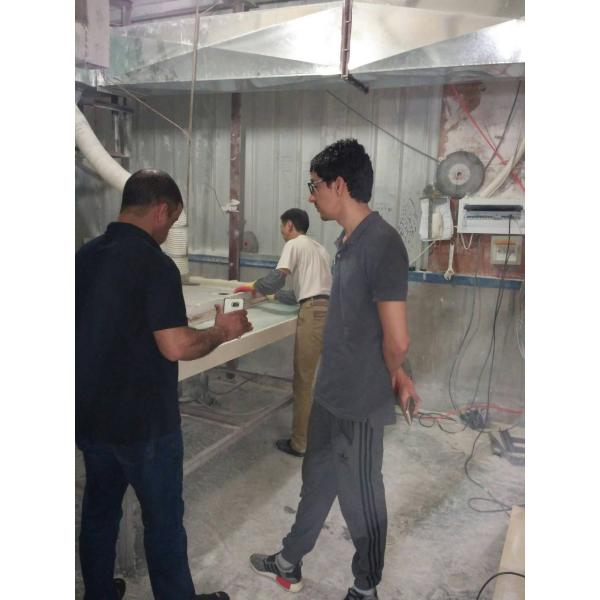 acrylic shower tray making skills training--customer from Yemen, Tunisia