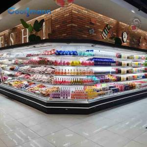 Wholesale 1200L Multideck Open Chiller Electronic Controller Commercial Refrigerator Display from china suppliers
