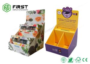 Offset Printing Counter Display Boxes Custom Made Folding Cardboard PDQ Counter Display