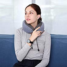 U - Shape Memory Foam Neck Pillow , Memory Foam Travel Pillow For Adults