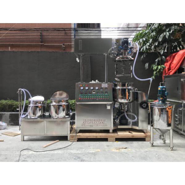 SUS316 Cosmetic Cream Mixer Small Capacity Vacuum Toothpaste Emulsifying Mixer