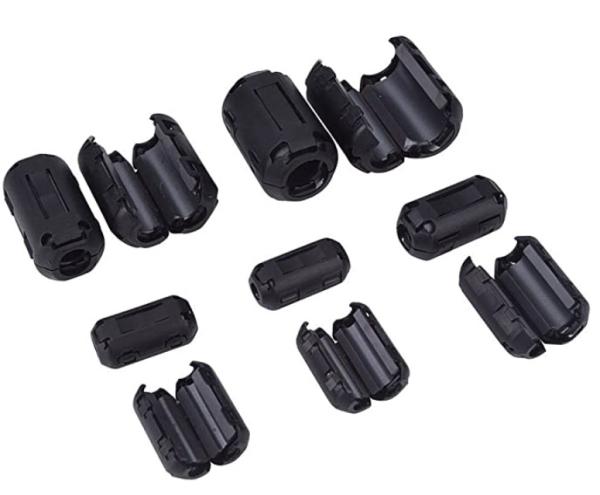 Quality Industrial Cable Snap-on Clip On Ferrite Core The Perfect Combination for Improved Signal and Data Transfer for sale