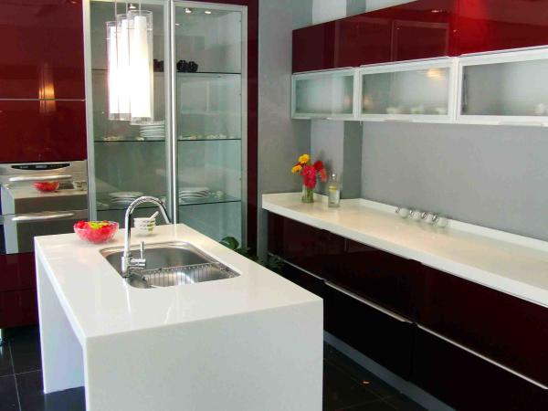 Quality Quartz Granite Solid Surface Bar Counter Seamless Joint Anti Polution for sale